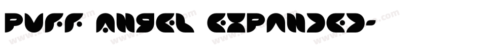 Puff Angel Expanded字体转换